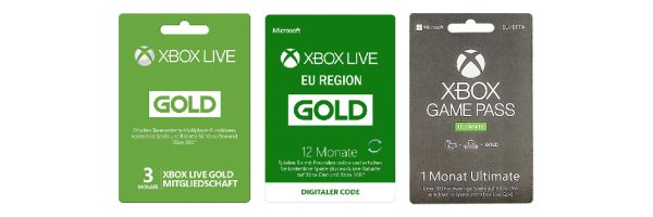 XBOX LIVE Cards