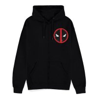 Deadpool Zipper Hoodie Sweater Family Portrait Size XL