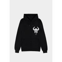 Diablo IV Zipper Hoodie Sweater Barbarian Sigil Size XXL