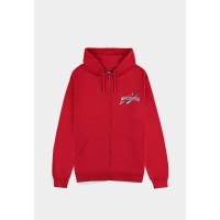 Bleach Zipper Hoodie Red