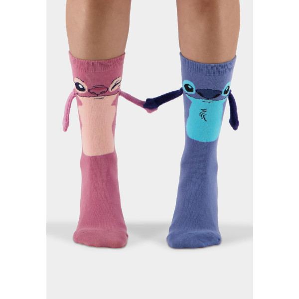 Lily & Stitch - Lets Hold Hands Novelty Socks (1 pack)