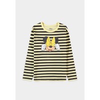 Disney - Minnie Mouse - Girls Striped Crew Sweater