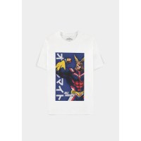 My Hero Academia - All Might Poster White Mens Short...