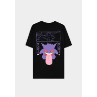 Pokémon - Gengar Block Print Mens Short Sleeved T-shirt