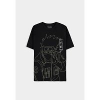 Naruto Shippuden - Kakashi Line Art - Mens Short Sleeved T-shirt