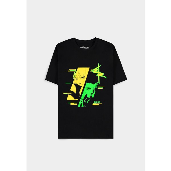 CyberPunk: Edgerunners - David & Lucy Short Sleeved T-shirt