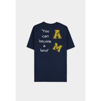 My Hero Academia - Navy All Might Quote - Mens Short...