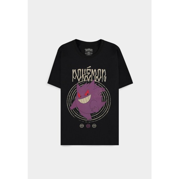 Pokémon - Gengar Rock - Mens Short Sleeved T-shirt