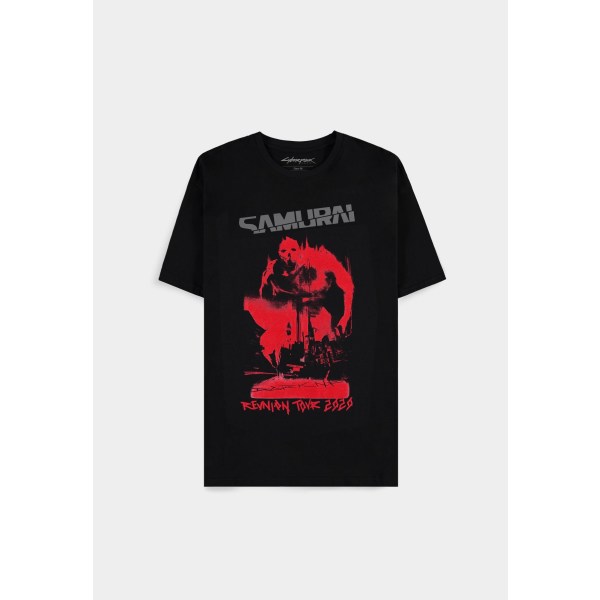 Cyberpunk 2077 -  Samurai Reunion Tour 2020 Mens Short Sleeved T-shirt