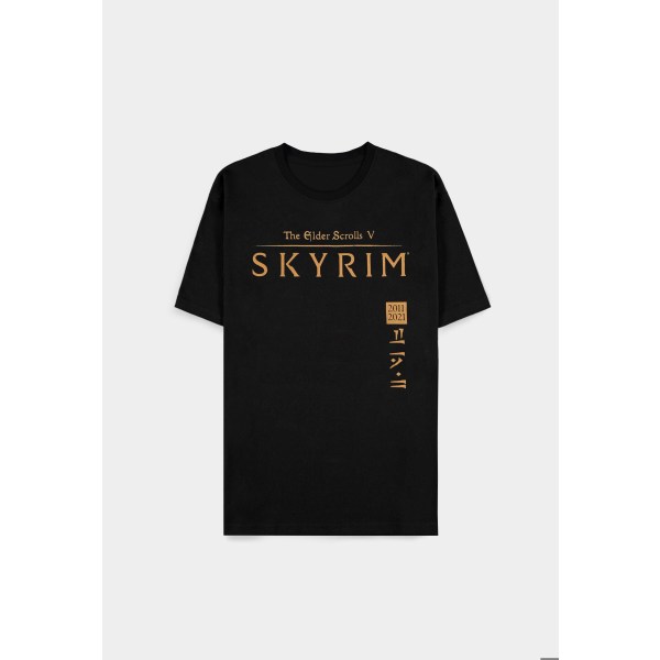 Skyrim - Metallic - Mens Short Sleeved T-shirt