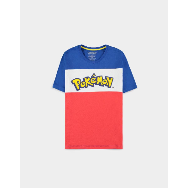 Pokémon - The Logo Colour-block - Mens Short Sleeved T-shirt