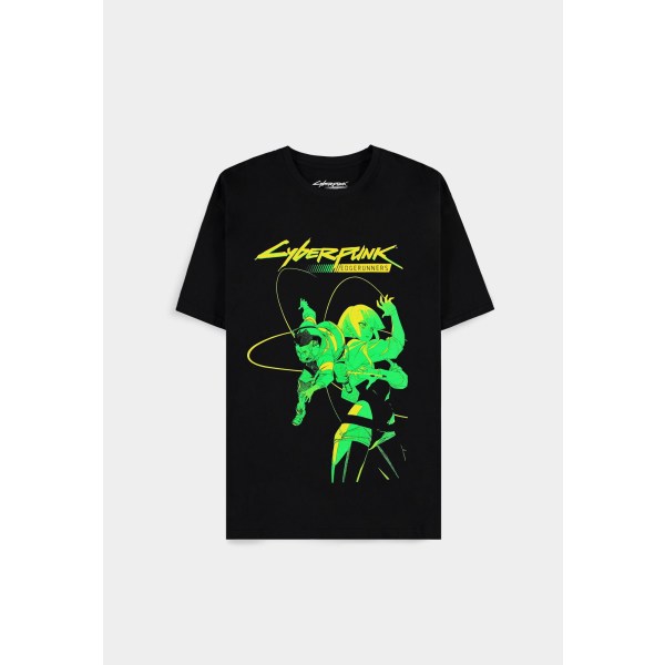 Cyberpunk: Edgerunners - David And Lucy Graphic Short Sleeved T-shirt