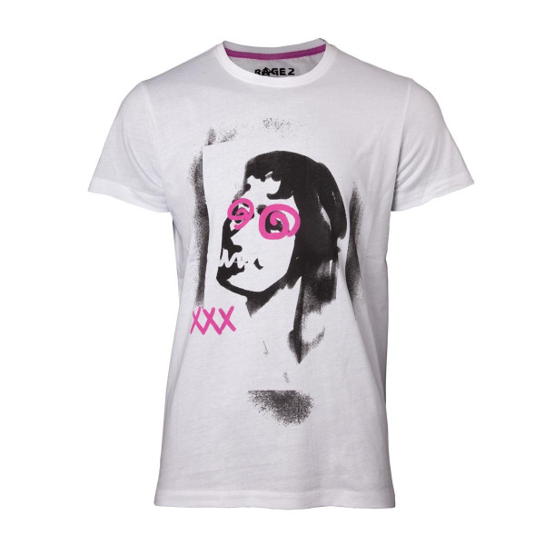 Rage 2 - Graffiti Face Mens T-shirt