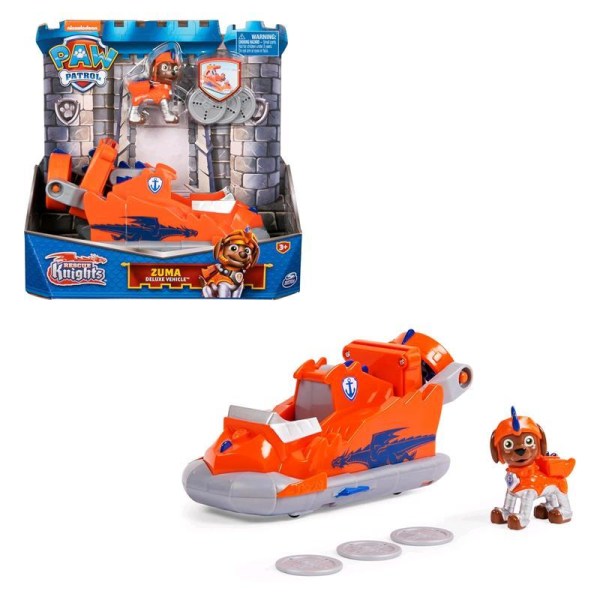 Spin Master Paw Patrol Rescue Knights Zuma Deluxe Vehicle 6063589