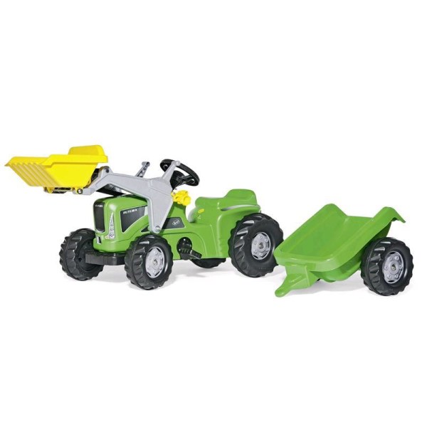 ROLLY TOYS rollyKiddy Futura inkl. Lader und Anhänger grün 630035