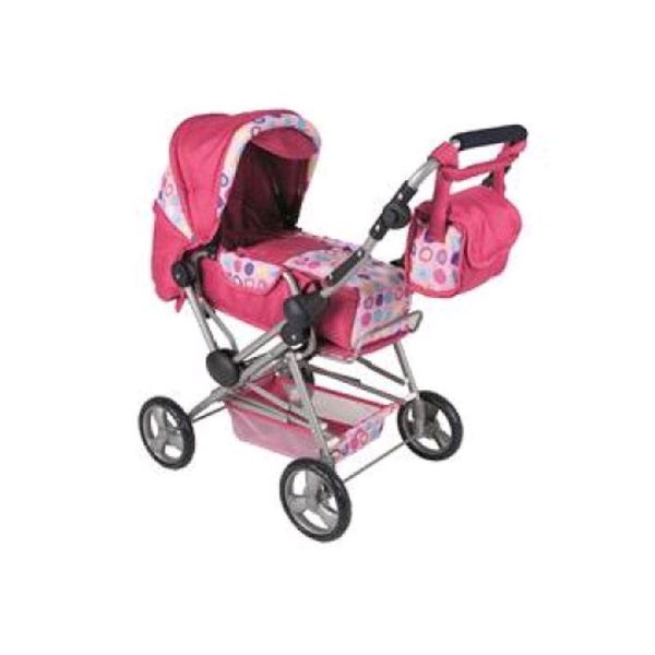 ToyToyToy Puppenwagen "Kuschel" HOT PINK 228937