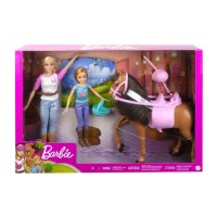 Mattel - Barbie Fashion Dolls And Horse Playset