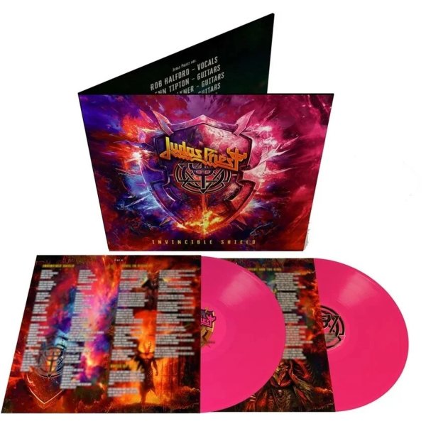 Judas Priest: Invincible Shield (180g) (Limited Edition) (Pink Vinyl)