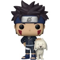 Naruto POP! Animation Vinyl Figur Kiba w/Akamaru 9 cm