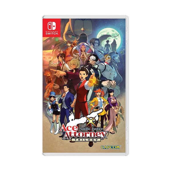 Apollo Justice Ace Attorney Trilogy  SWITCH  UK   multi 3 Games in 1