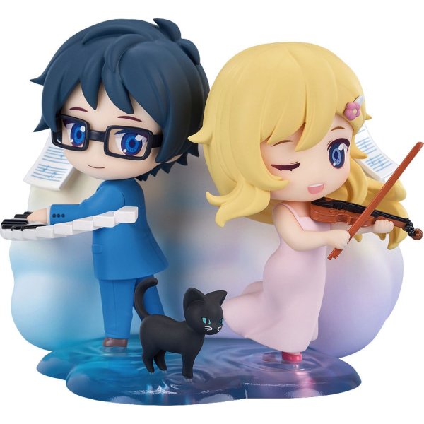 Your Lie in April Minifiguren Qset 2er-Pack Kaori Miyazono & Kosei Arima 9 cm