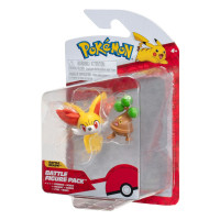 Pokémon Battle Figure First Partner Set Figure 2-Pack Fennekin, Bonsly 5 cm