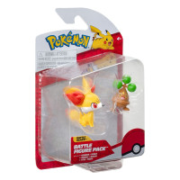 Pokémon Battle Figure First Partner Set Figure 2-Pack Fennekin, Bonsly 5 cm