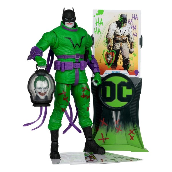 DC Multiverse Actionfigur Batman (Batman: Last Knight on Earth) Jokerized (Gold Label) 18 cm