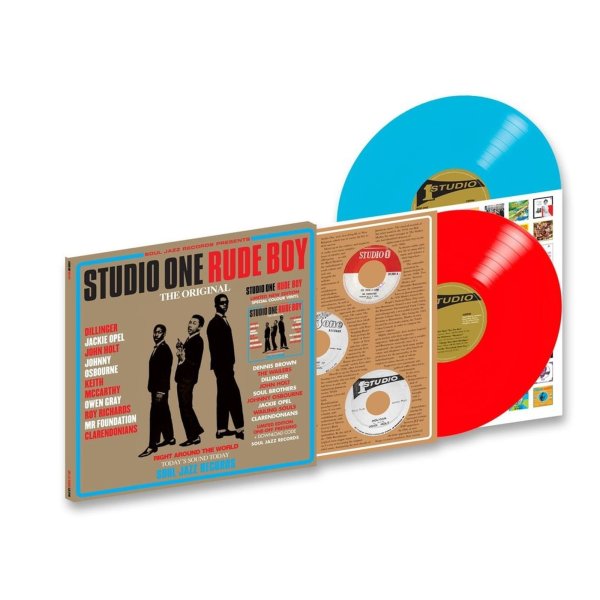 Soul Jazz Records Presents: Studio One Rude Boy (Limited Edition) (Red & Cyan Blue Vinyl)