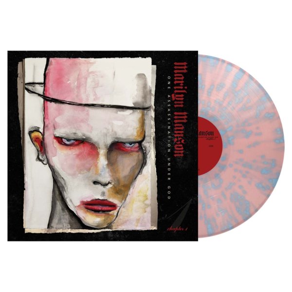 Marilyn Manson: One Assassination Under God Chapter 1 (Pastel Pink W/ Light Blue Splatter Vinyl)