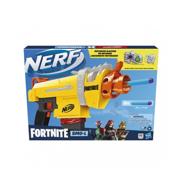 Hasbro - Nerf Fortnite SMG-L Motorized Dart Blaster