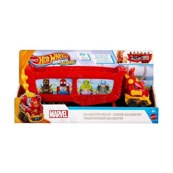 Mattel - Hot Wheels Racer Verse Marvel Hulkbuster Hauler