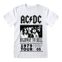 AC/DC - Highway To Hell 1979 Tour ( Unisex White T-Shirt)