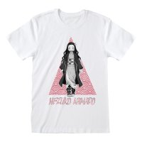 Demon Slayer - Nezuko Tri (Unisex White T-Shirt)