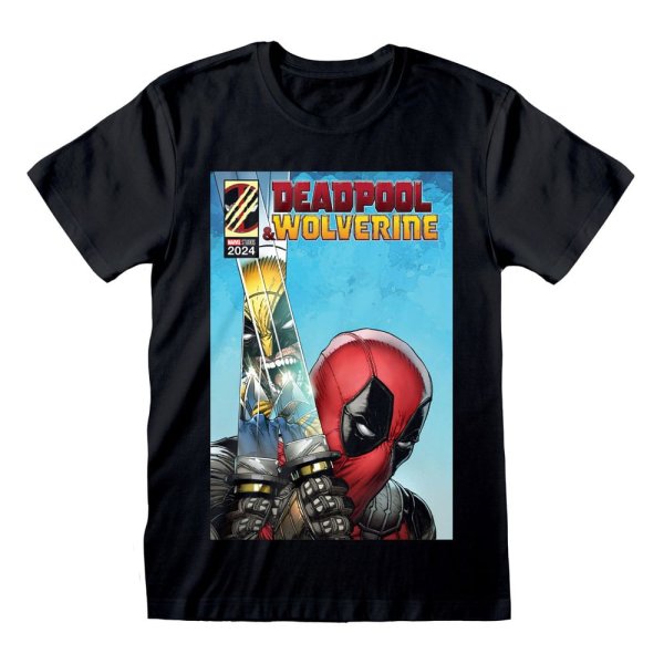 Deadpool 3 - Deadpool Reflection ( Unisex Black T-Shirt)