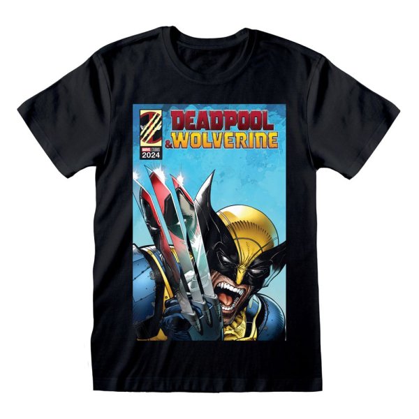 Deadpool 3 - Wolverine Reflection ( Unisex Black T-Shirt)