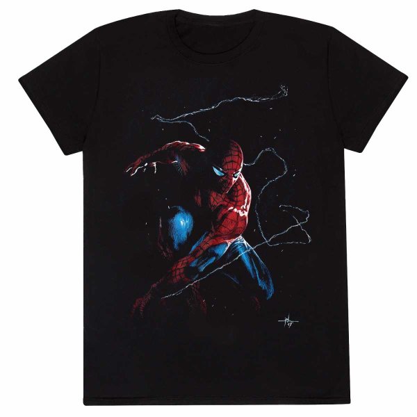 Marvel Comics Spider-Man T-Shirt Spidey Art Größe S