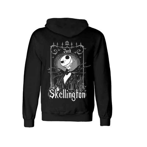 NBX Jack Skellington in Frame Black Pullover Hoodie