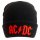 AC/DC - Applique Logo (Unisex Black Beanie) One Size