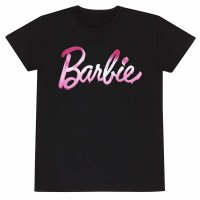 ** Barbie - Melted Logo (Unisex Black T-Shirt) **