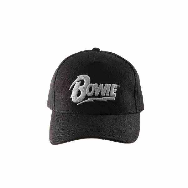 David Bowie - High Build Logo (Unisex Black Snapback Cap) One Size