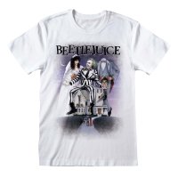 ** Beetlejuice - Poster White (Unisex White T-Shirt) **