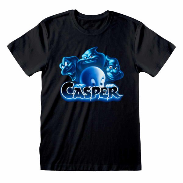 Casper - Film Title (Unisex Black T-Shirt)