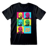 Friday The 13th - Jason Pop Art (Unisex Black T-Shirt)