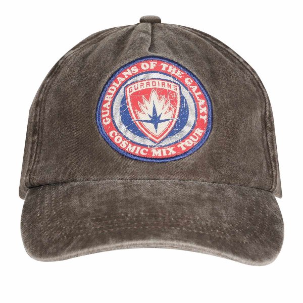 ** Marvel Comics Guardians of The Galaxy - Cosmic Mix Tour (Unisex Grey Baseball Cap) One Size **