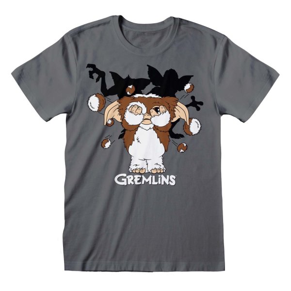 Gremlins - Fur Balls (Unisex Charcoal T-Shirt)