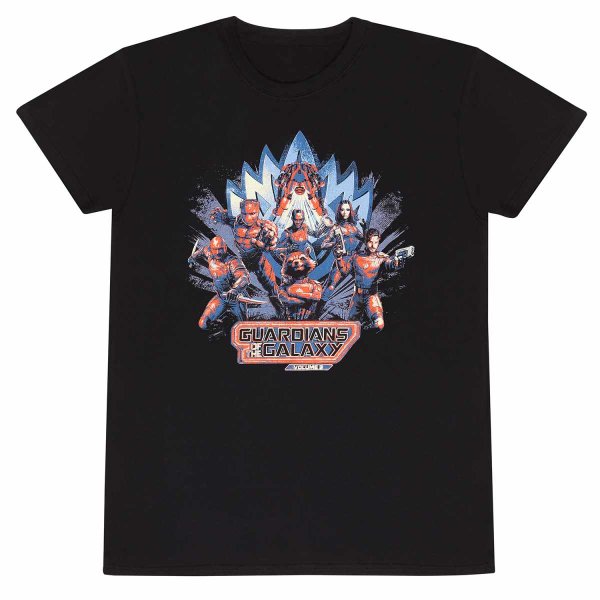 Marvel Guardians Of The Galaxy Vol 3 - Guardians Vest (Unisex Black T-Shirt)