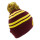 Harry Potter - House Gryffindor (Unisex Maroon / Gold Beanie Pom) One Size