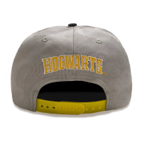 Harry Potter - College Hufflepuff (Unisex Grey Snapback Cap) One Size