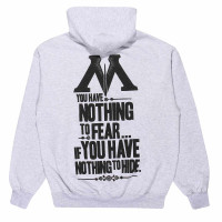 Harry Potter - Nothing To Fear (Unisex Grey Pullover Hoodie)